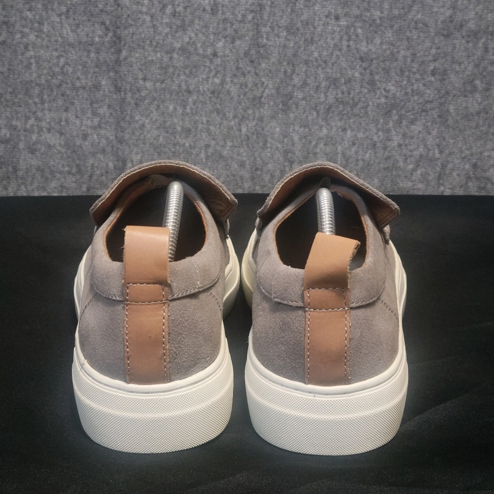 Steve Madden Loafers Suede Mens 10 Gray Slip On Sneakers - Picture 4 of 10